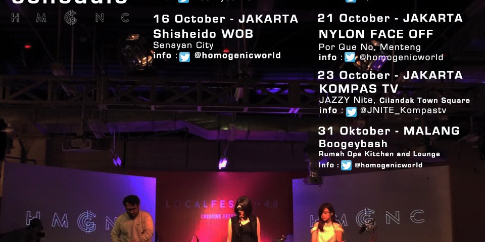 Gigs Schedule October 2015